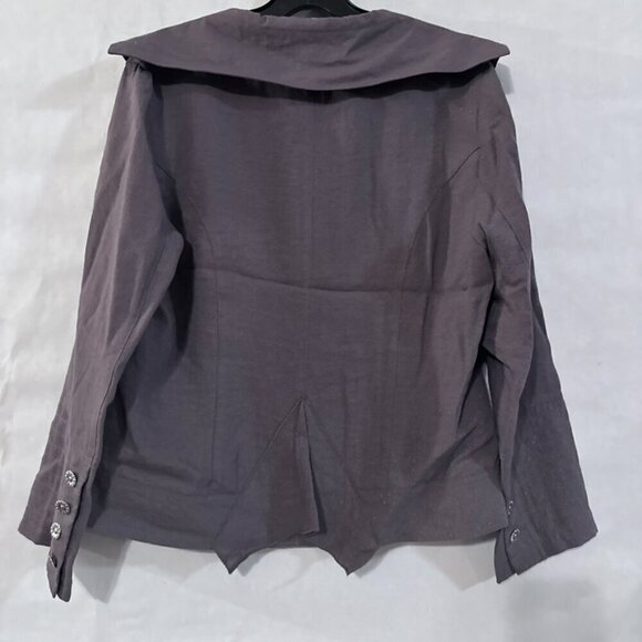 Vintage Flair Jacket Blazer size 12 Skirt Gray Size Large / XL - Picture 11 of 11